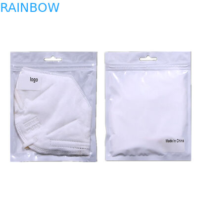 Του προσώπου πλαστικές σακούλες μασκών που συσκευάζουν την κλειδαριά φερμουάρ