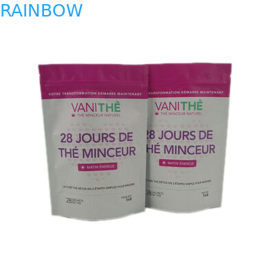 Υγρασία - τσάντες συσκευασίας τροφίμων πρόχειρων φαγητών απόδειξης με το φερμουάρ