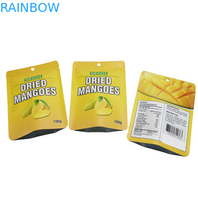 Ξηρός - φρούτων πακέτων συσκευάζοντας τσάντες πρόχειρων φαγητών φύλλων αλουμινίου Resealable