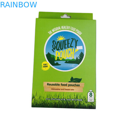 Λιανικό ανακυκλωμένο επίδειξη συσκευάζοντας κιβώτιο χαρτονιού τρυπών κρεμαστρών