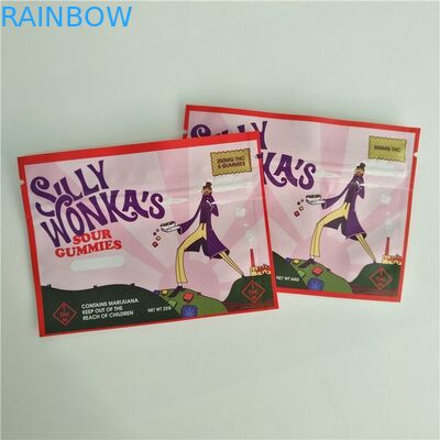 Gravure που τυπώνει την επίπεδη Ziplock απόδειξης παιδιών 3.5g τσάντα