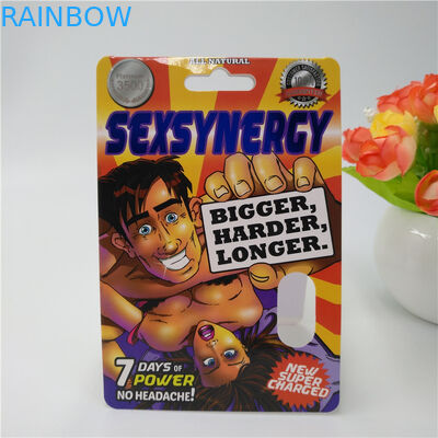 Συσκευάζοντας κάρτα εγγράφου χαπιών CMYK προσαρμοσμένη χρώμα πλαστική