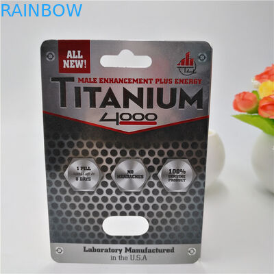 Συσκευάζοντας κάρτα εγγράφου χαπιών CMYK προσαρμοσμένη χρώμα πλαστική