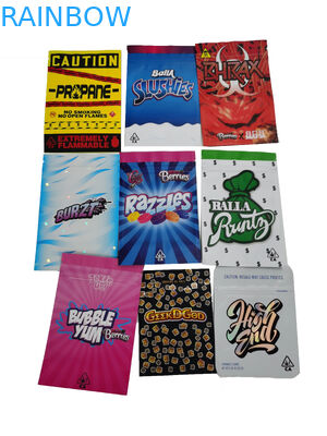 Το δείγμα ελεύθερο προσάρμοσε την ιατρική Yummy στάση Doypack σακουλιών απόδειξης παιδιών επάνω στη σακούλα με τα διπλά φερμουάρ