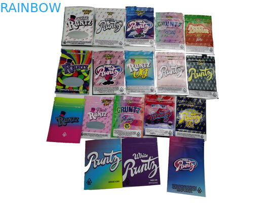 Το δείγμα ελεύθερο προσάρμοσε την ιατρική Yummy στάση Doypack σακουλιών απόδειξης παιδιών επάνω στη σακούλα με τα διπλά φερμουάρ