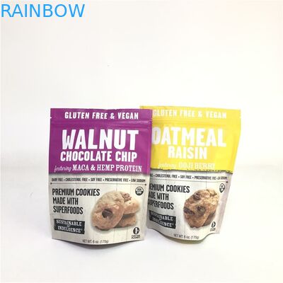 Προσαρμοσμένη στάση επάνω στη συσκευάζοντας τσάντα Mylar τροφίμων τσαντών των δυτικών ανακαρδίων καρυδιών μπισκότων βαθμού τροφίμων