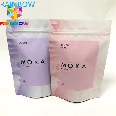 Ziplock οι τσάντες για το φύλλο αλουμινίου αργιλίου τροφίμων στέκονται επάνω τη συσκευάζοντας τσάντα λογότυπων συνήθειας τσαντών