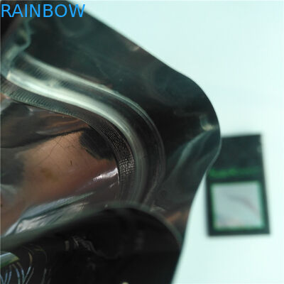 1g ζιζανίων τσαντών Kush ιατρική καννάβεων συσκευάζοντας μαύρη σακούλα εκτύπωσης τσαντών UV με το σαφή παράθυρο και το φερμουάρ