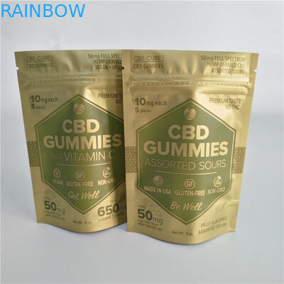 στάση σακουλών VMPET 5oz 50mg Cbd Gummies επάνω Ziplock στη σακούλα