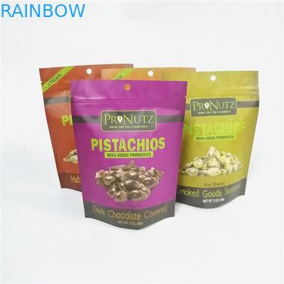 αργιλίου mylar συσκευάζοντας στάση κλειδαριών φερμουάρ φύλλων αλουμινίου κενή επάνω στα καρύδια τροφίμων σακουλών που συσκευάζουν τη πλαστική τσάντα