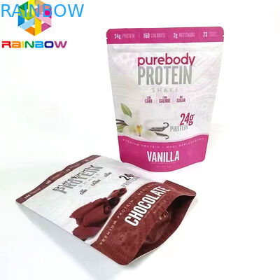 Η επαναχρησιμοποιήσιμη στάση επάνω στη σακούλα με ziplock τροφίμων επίπεδο τύπο σακουλών φερμουάρ αποθήκευσης το συσκευάζοντας τύπωσε τις τσάντες