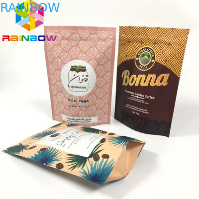 Η Resealable στάση επάνω ziplock στις τσάντες για τη συνήθεια τροφίμων/σκονών τύπωσε τη ματ τσάντα σακουλών λήξης συσκευάζοντας