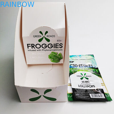 Το κιβώτιο επίδειξης εγγράφου τυπωμένων υλών σχεδίου συνήθειας για το kratom τοποθετεί την επίδειξη που διπλώνει σε σάκκο το κιβώτιο εγγράφου για την επίδειξη καρτών