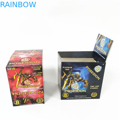 Ροζ κάρτα κιβωτίων εγγράφου Pussycat που αποτυπώνει τις καυτές σφράγισης σε ανάγλυφο αισθησιακές αυξήσεων κάρτες κιβωτίων επίδειξης φουσκαλών συσκευάζοντας