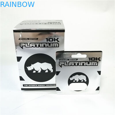 Ροζ κάρτα κιβωτίων εγγράφου Pussycat που αποτυπώνει τις καυτές σφράγισης σε ανάγλυφο αισθησιακές αυξήσεων κάρτες κιβωτίων επίδειξης φουσκαλών συσκευάζοντας