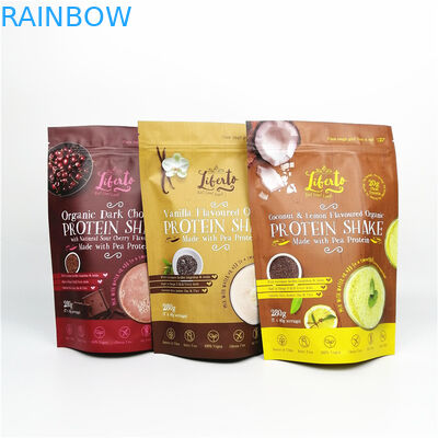 στάση σκονών CYMK λουλουδιών 0.125oz 3.5g επάνω στην τσάντα φερμουάρ