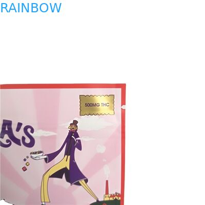 Μίνι σακούλια προμηθευτών Shenzhen για το χρυσό τσιγάρο 3 Preroll εκτύπωσης δευτερεύουσα σακούλα σφραγίδων με τις τσάντες φερμουάρ