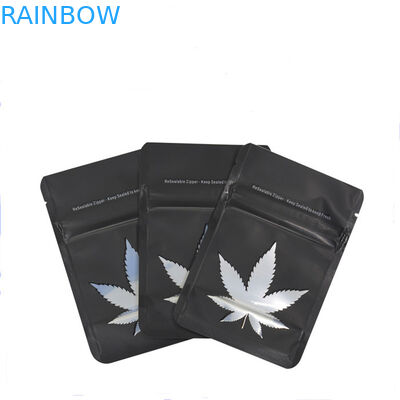 Ασφαλής για τα παιδιά καραμέλα φύλλων αλουμινίου αργιλίου εκτύπωσης συνήθειας που συσκευάζει Ziplock απόδειξης μυρωδιάς τσαντών Mylar τη ματ ακίνδυνη για τα παιδιά σακούλα