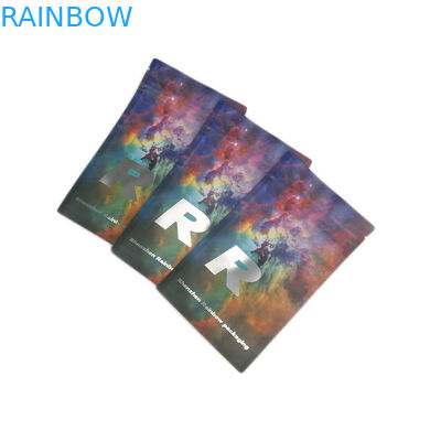 Ασφαλής για τα παιδιά καραμέλα φύλλων αλουμινίου αργιλίου εκτύπωσης συνήθειας που συσκευάζει Ziplock απόδειξης μυρωδιάς τσαντών Mylar τη ματ ακίνδυνη για τα παιδιά σακούλα