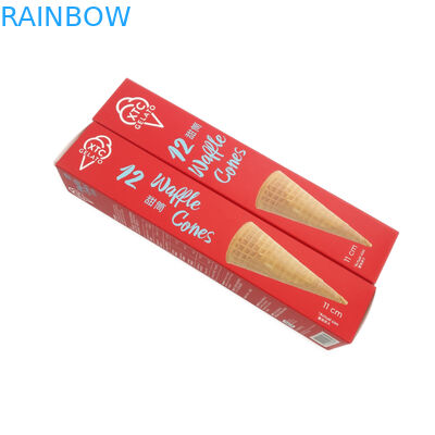 CMYK χρώματος προσαρμοσμένο κιβώτιο λογότυπο εγγράφου παγωτού συσκευάζοντας για τη συσκευασία μπισκότων