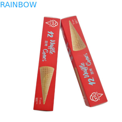 CMYK χρώματος προσαρμοσμένο κιβώτιο λογότυπο εγγράφου παγωτού συσκευάζοντας για τη συσκευασία μπισκότων