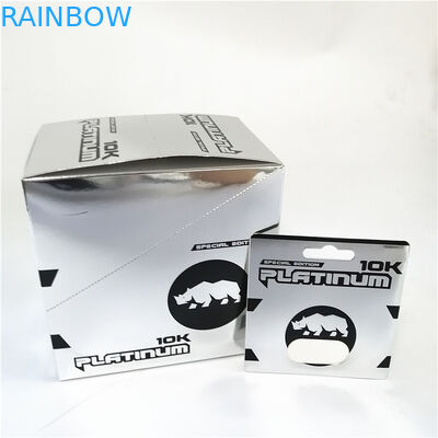 Καυτή πώλησης τρισδιάστατη καρτών φουσκαλών συσκευασίας συσκευασία φουσκαλών χαπιών ρινοκέρων καρτών εγγράφου σφαιρών καψών ρινοκέρων 18K χρυσή