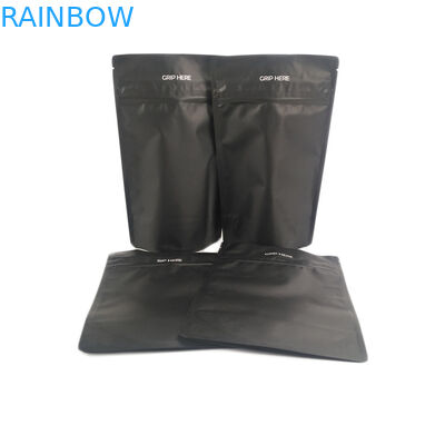 Αποθεμάτων στη μαύρη αργιλίου Gummy CBD Canabis βαθμού τροφίμων φύλλων αλουμινίου ασφαλή για τα παιδιά εδώδιμη τσάντα απόδειξης μυρωδιάς λουλουδιών συσκευάζοντας