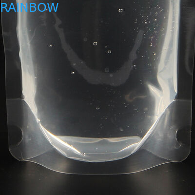 Η προσαρμοσμένη καυτή πωλώντας διαφανής ενεργειακή υγρή στάση 50ml/250ml επάνω στη σακούλα με τους σωλήνες πίνει τη σακούλα με τη συσκευασία σωλήνων