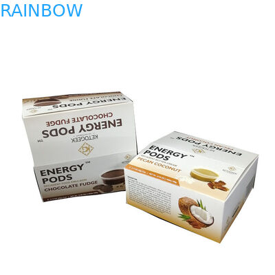 Eco φιλικό ανακύκλωσης τροφίμων βαθμού συνήθειας εκτύπωσης χαρτονιού πρωτεϊνικό κιβώτιο επίδειξης καρύδων φραγμών αντίθετο ξηρό