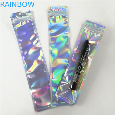 Η συνήθεια τύπωσε το πλαστικό ολόγραμμα που οι επίπεδες τσάντες με το φερμουάρ για αποτελούν τη συσκευασία μανδρών εργαλείων