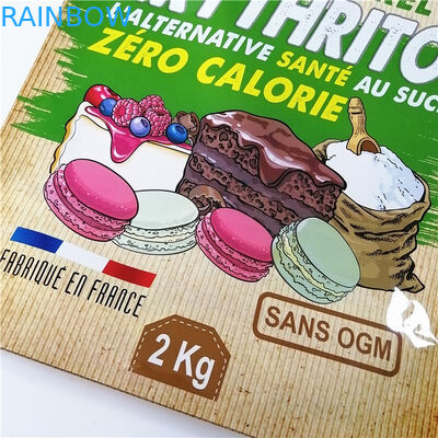 Προσαρμοσμένη στάση επάνω στη σκόνη σακουλών που συσκευάζει moringa τις τσάντες τσαγιού