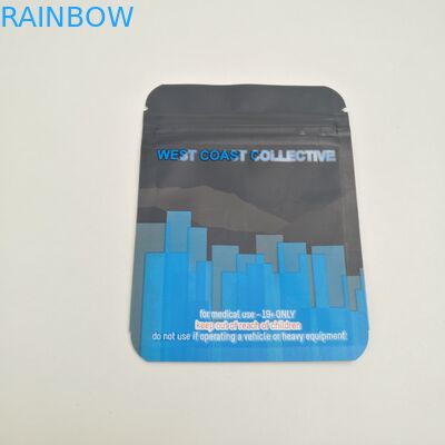 Προσαρμοσμένο 3.5gcookies τοποθετεί τα UV σακούλια ιατρικής ζουγκλών ζιζανίων παιδιών απόδειξης μυρωδιάς runtz με το φερμουάρ σε σάκκο