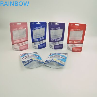 Οι προσαρμοσμένες τσάντες αγοριών ζουγκλών Runtz μπισκότων σακουλιών απόδειξης παιδιών 3.5g 7g στέκονται επάνω Doypack με τα διπλά φερμουάρ