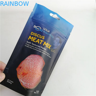 Η στάση προσάρμοσε επάνω την πλαστική συσκευασία κρέατος σακουλών συσκευασίας τροφίμων ΛΟΓΟΤΥΠΩΝ