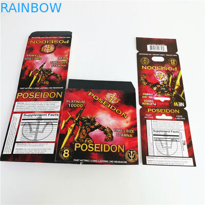 Κάρτα εγγράφου 69 αρσενική ανυψωτών σεξουαλική και συσκευάζοντας κιβώτιο στο απόθεμα με τη σφαίρα