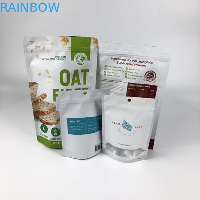 Μίνι ποσότητας ψηφιακή εκτύπωσης μπισκότων συσκευάζοντας στάση βόειου κρέατος πρόχειρων φαγητών jerky επάνω στην τσάντα φερμουάρ με το σαφές παράθυρο