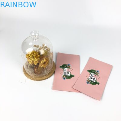 Πλαστική στάση GMOPP VMPET επάνω στην τσάντα φερμουάρ με το σαφές παράθυρο