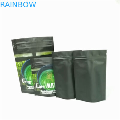 Τσάι που συσκευάζει τις τοποθετημένες σε στρώματα τσάντες φερμουάρ φύλλων αλουμινίου CMYK Mylar