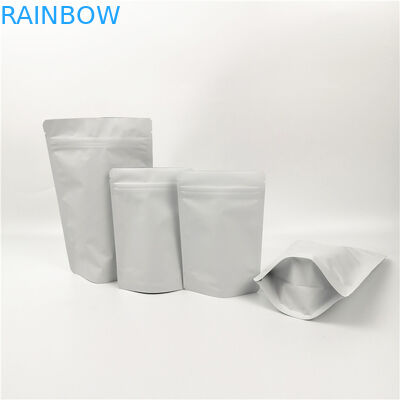 τσάντα κλειδαριών φερμουάρ γαλάτων σε σκόνη καφέ 6oz 8oz CYMK Mylar