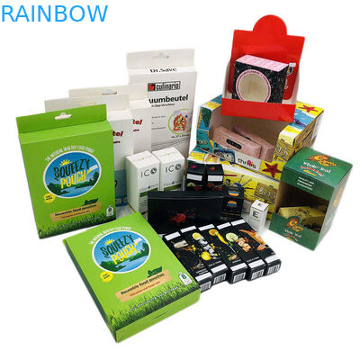 250gsm συσκευασία κιβωτίων εγγράφου κάνναβης CBD χαρτονιού με το λογότυπο