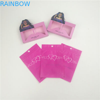 Gravure κοσμημάτων Eyelash σακούλα Makeup φερμουάρ εκτύπωσης MOPP