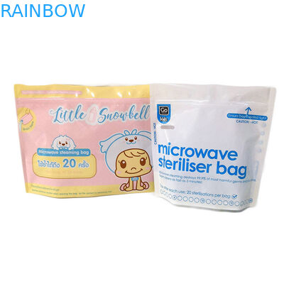 Αποστειρωμένη στάση υψηλών προτύπων BPA ελεύθερη επάνω στις πλαστικές τσάντες αποστειρωτή θηλών θηλασμού τσαντών σακουλών αποθήκευσης παιδικών τροφών