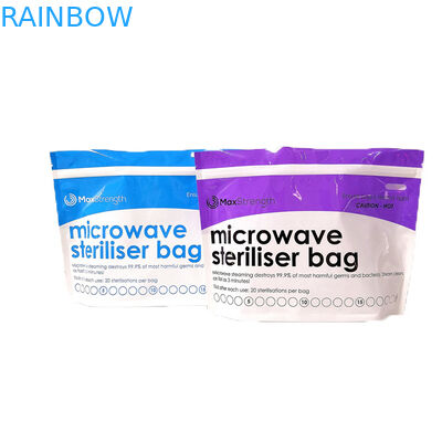 Αποστειρωμένη στάση υψηλών προτύπων BPA ελεύθερη επάνω στις πλαστικές τσάντες αποστειρωτή θηλών θηλασμού τσαντών σακουλών αποθήκευσης παιδικών τροφών