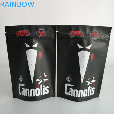 Προσαρμοσμένη στάση ζιζανίων καρυδιών μπισκότων 3.5g επάνω στην πλαστική τσάντα 7g 18g 24g καραμελών σακουλών φερμουάρ