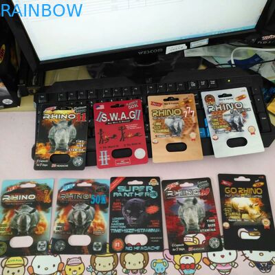 Τρισδιάστατη πλαστική κάρτα χαπιών φουσκαλών ΡΙΝΟΚΕΡΩΝ εκτύπωσης Gravnre με τις σφαίρες