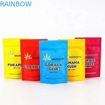 Resealable στάση ζιζανίων CBD VMPET 180mic Mylar επάνω στη σακούλα