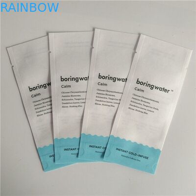 Gusset βαθμού τροφίμων βιοδιασπάσιμη τετραγωνική κατώτατο δευτερεύουσα τσάντα Mylar σακουλών εγγράφου της Kraft τσαγιού καφέ με το δεσμό κασσίτερου για Popcorn Packa