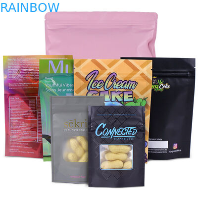 Η κλειδαριά CMYK MOPP φερμουάρ φύλλων αλουμινίου αργιλίου συγκολλά την τσάντα Mylar με θερμότητα