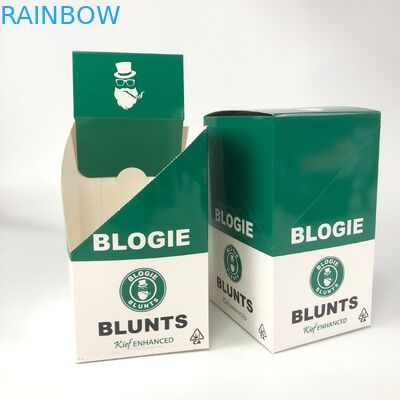 Συσκευάζοντας κιβώτιο επίδειξης εγγράφου Preroll χρώματος περικαλυμμάτων CMYK πούρων