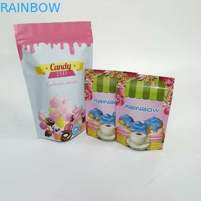 Υψηλές στιλπνές Gravure σακούλες φερμουάρ πρόχειρων φαγητών εκτύπωσης CMYK